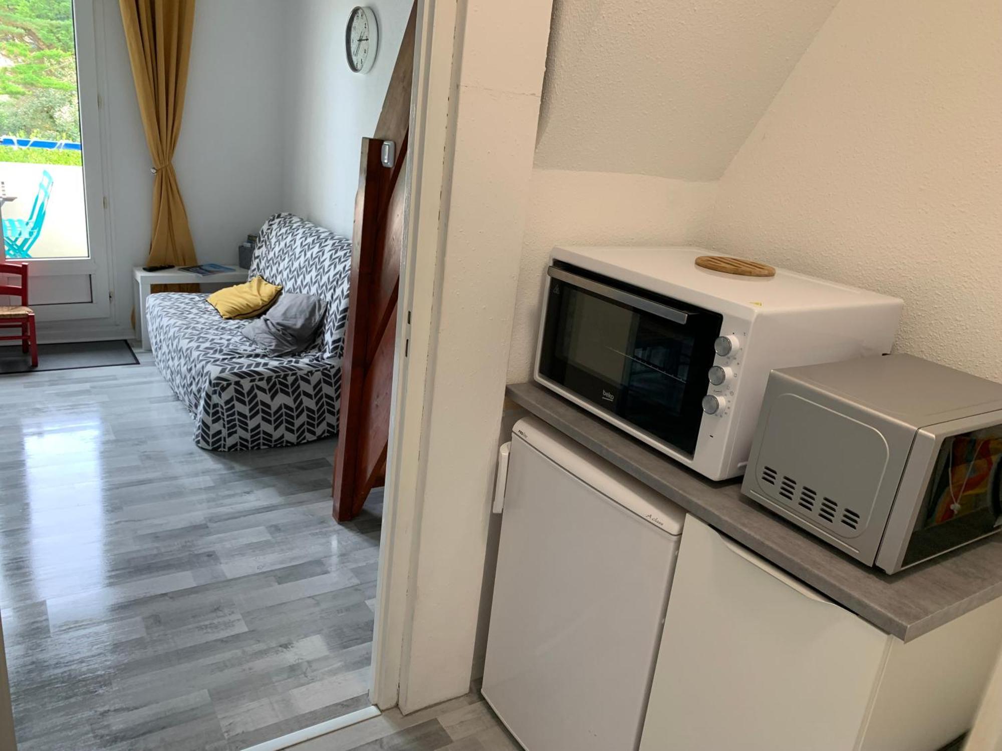 Studio Duplex Vue Mer 100M De La Plage Saint-Nic Esterno foto